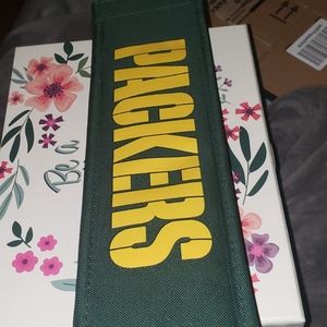 Green bay packers wine bottle tote